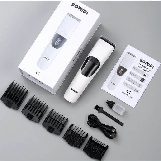 BOMIDI L1 Hair Clipper Electric Alat Cukur Potong Rambut Kumis