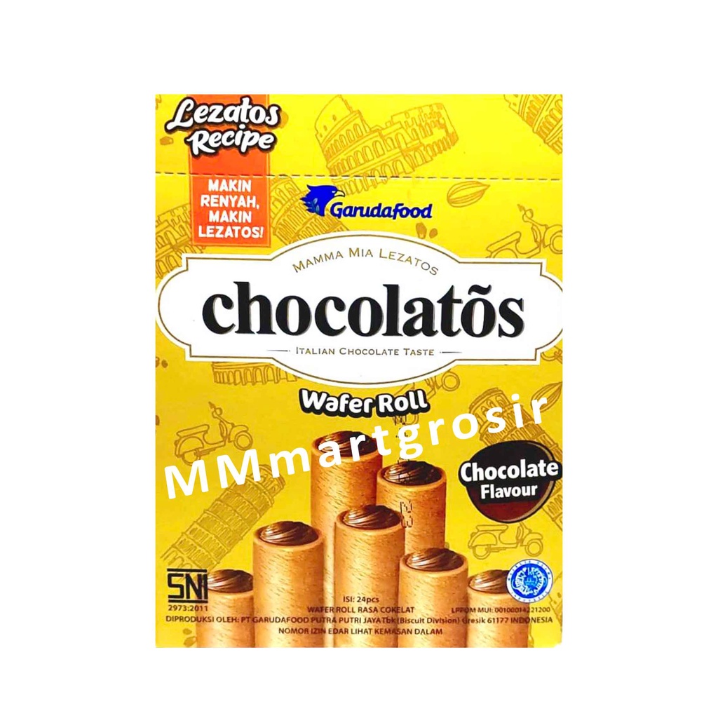 CHOCOLATOS WAFER ROLL 8,5g MIN 1 BOX 24pcs