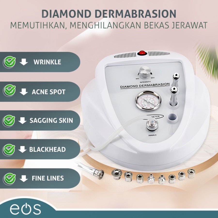 Diamond Dermabrasion memutihkan dan menghilangkan jerawat