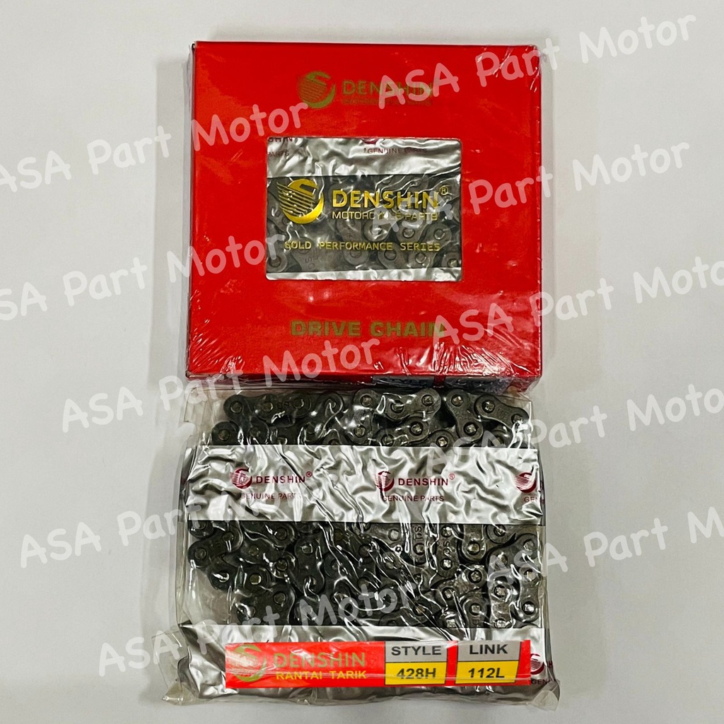 DENSHIN GOLD Series Chain Rantai Motor 428H - 112L (Pro-Win-Kaze-RXS/K)