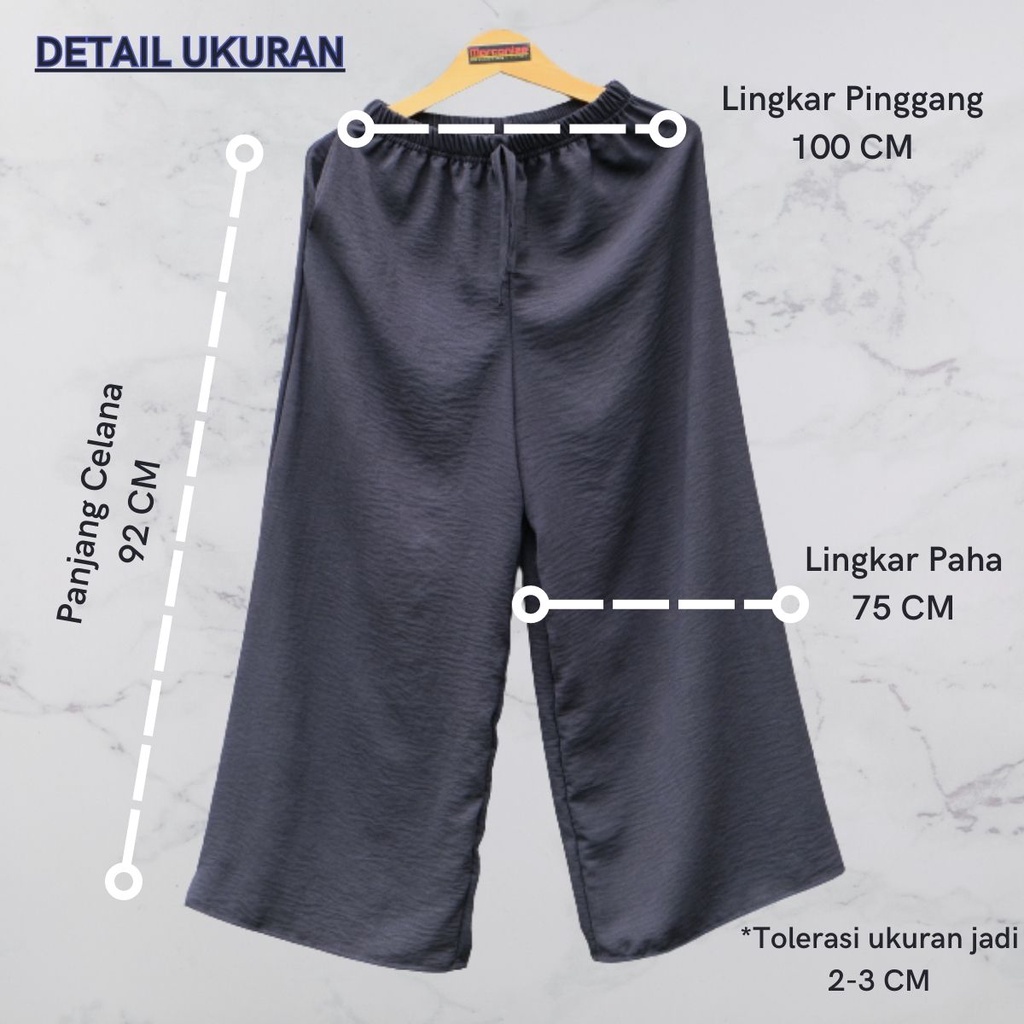 CELANA KULOT CRINKLE AIRFLOW PREMIUM / CELANA HIGHWAIST CRINKLE / CELANA KULOT PANJANG CRINKLE