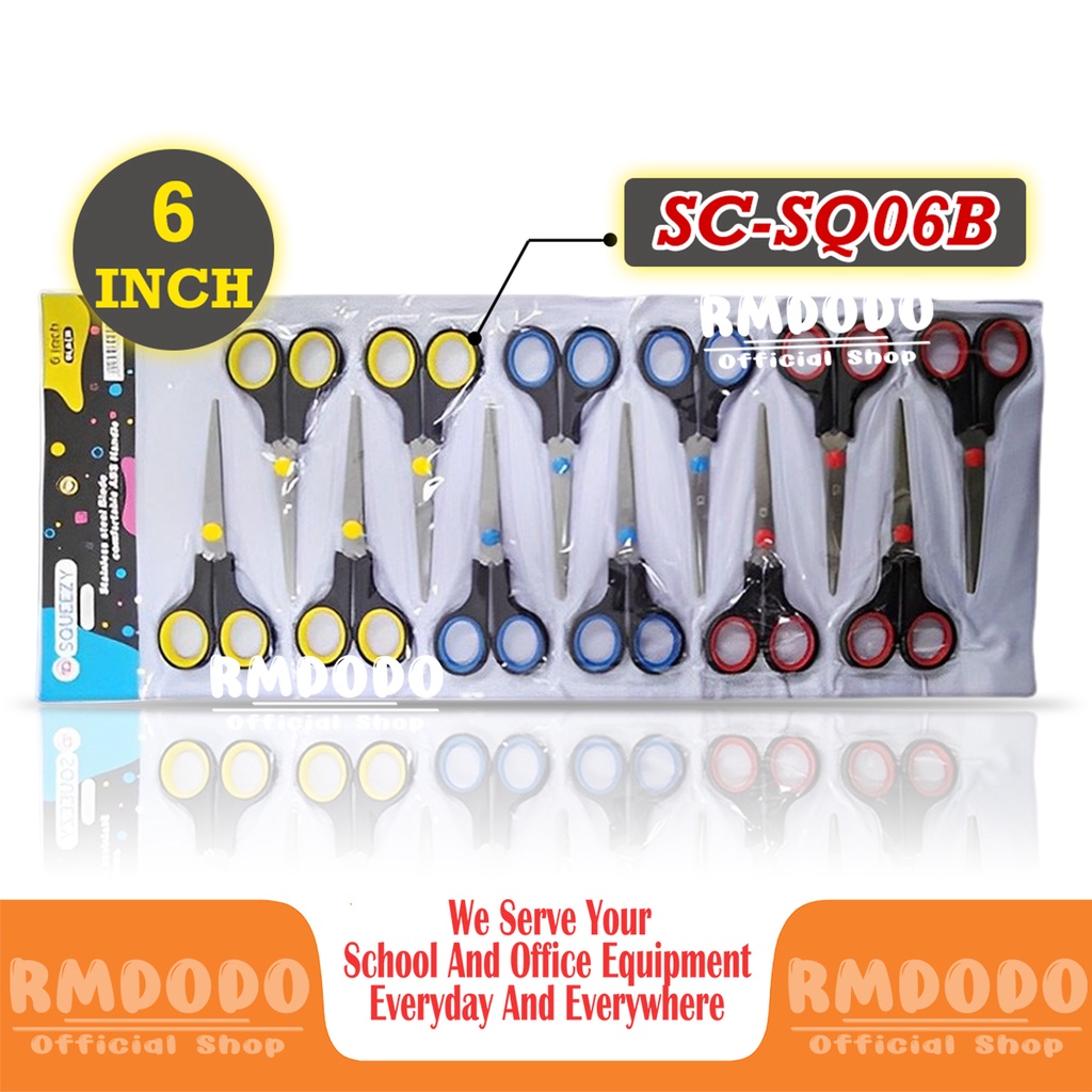

Rmdodo - Gunting Kain Kertas Kantor Stainless Serbaguna / Gunting Anak Sekolah / Gunting Murah SC-SQ06