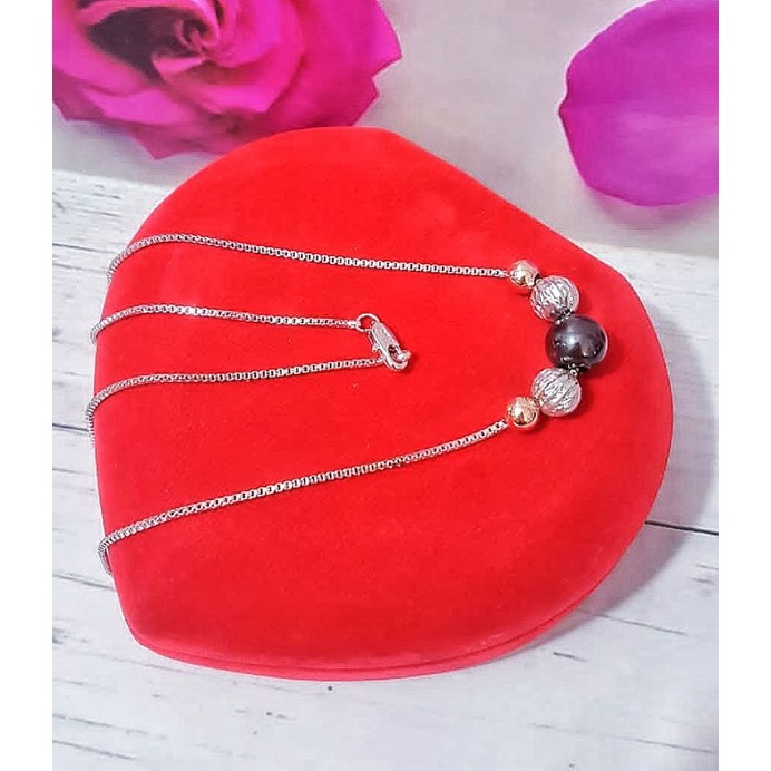 Kalung Xuping Pentol 5 Silver 749