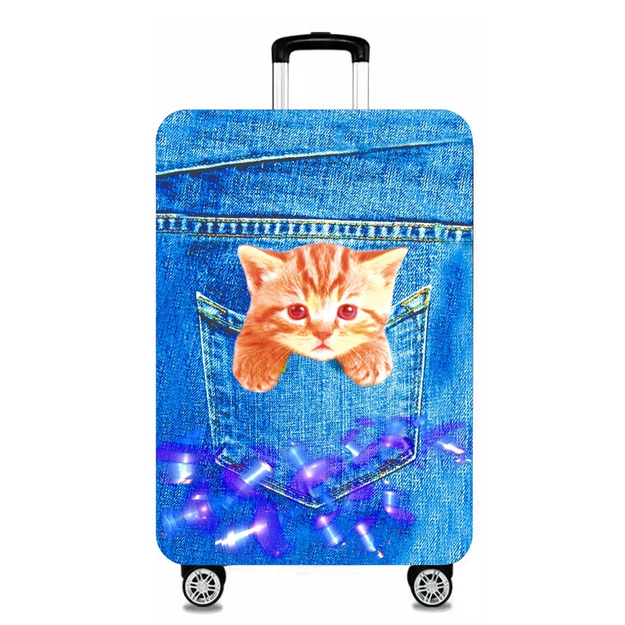 Luggage Cover Transparant Cover Pelindung Koper Transparan ukuran 20/24/28 inch