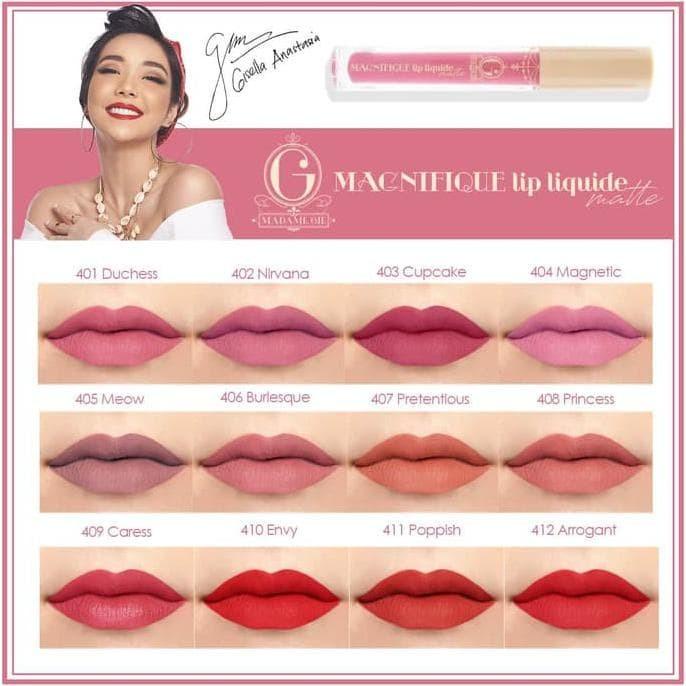 MADAME GIE LIP MATTE LIPSTIK MADAM GIE LIP LIQUIDE LIP CREAM MATE