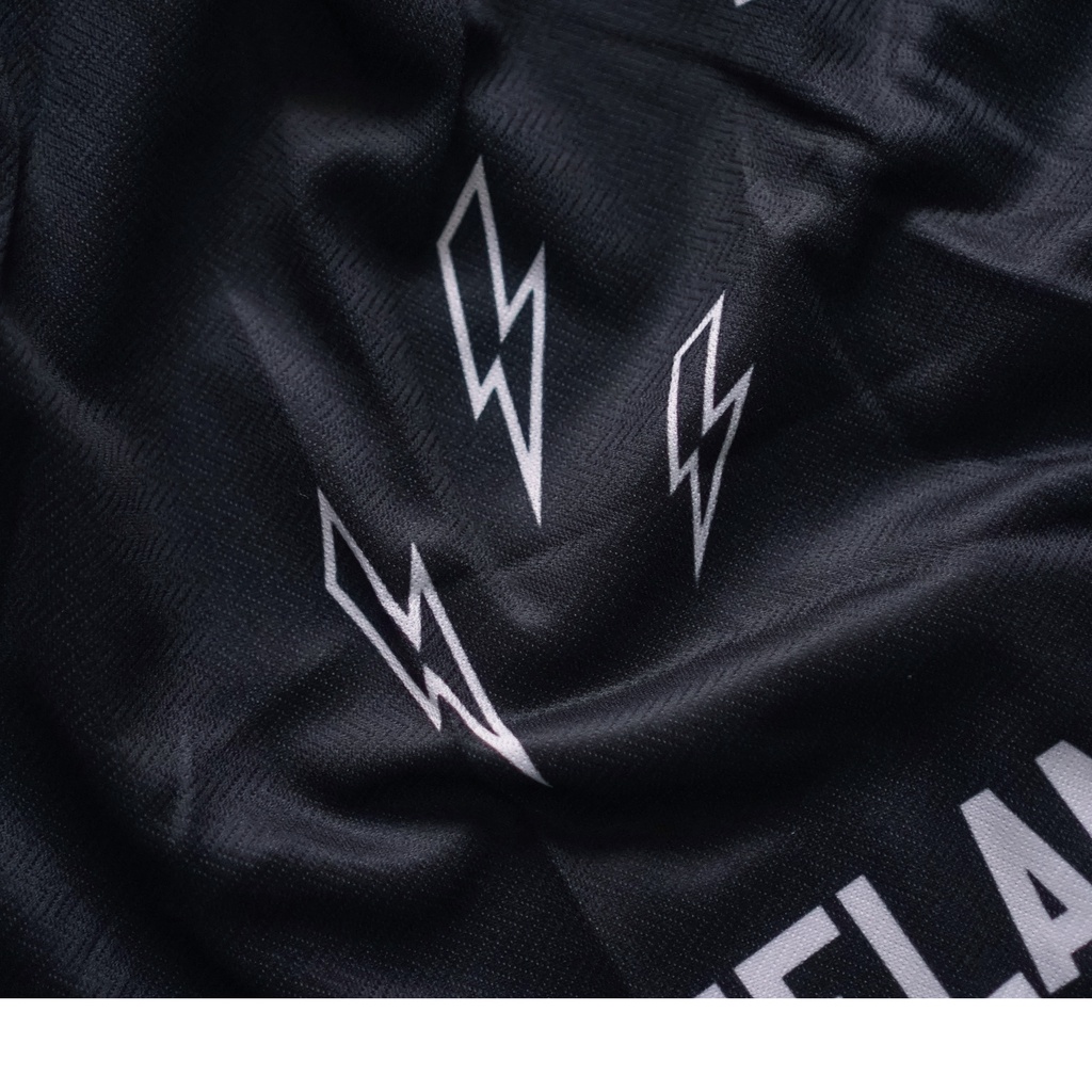 HTTP - Noir - Celana Pendek Motif Boardshort Pria Hitam Sweatshort Pria Wanita