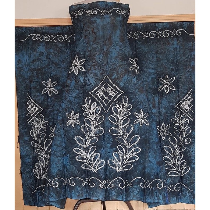 Kain Sasirangan Banjarmasin Kaen Batik Jumputan Bahan Katun Panjang 2M X 1 10 M Cukup Buat 1 Tunik W