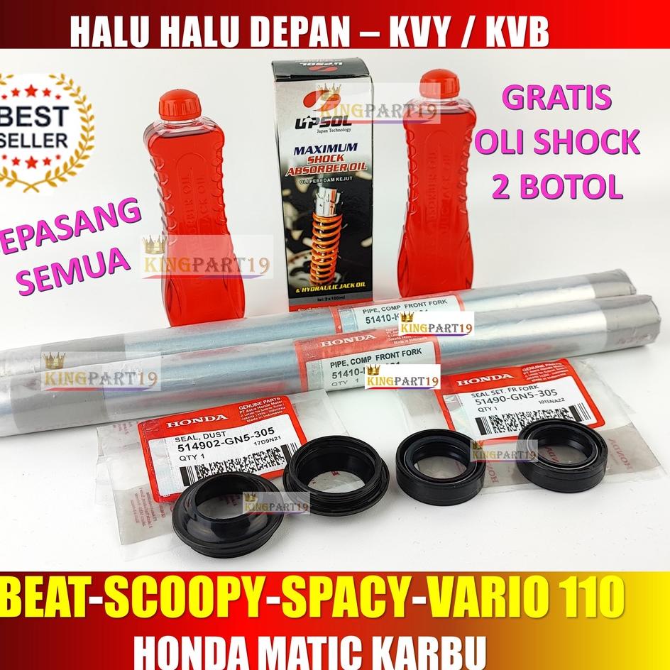 ❄ PAKET AS SHOCK DEPAN BEAT KARBU SCOOPY KARBU - AS SOK BEAT KVY KVB/ As Sok Depan Beat Karbu / Halu