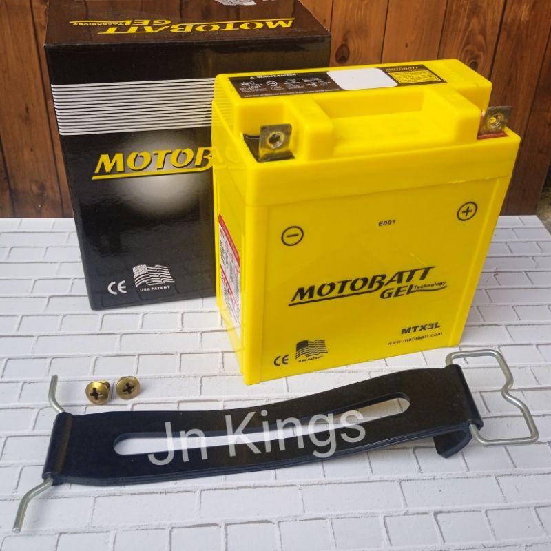 aki kering rx king rxs ninja motobatt plus karet aki