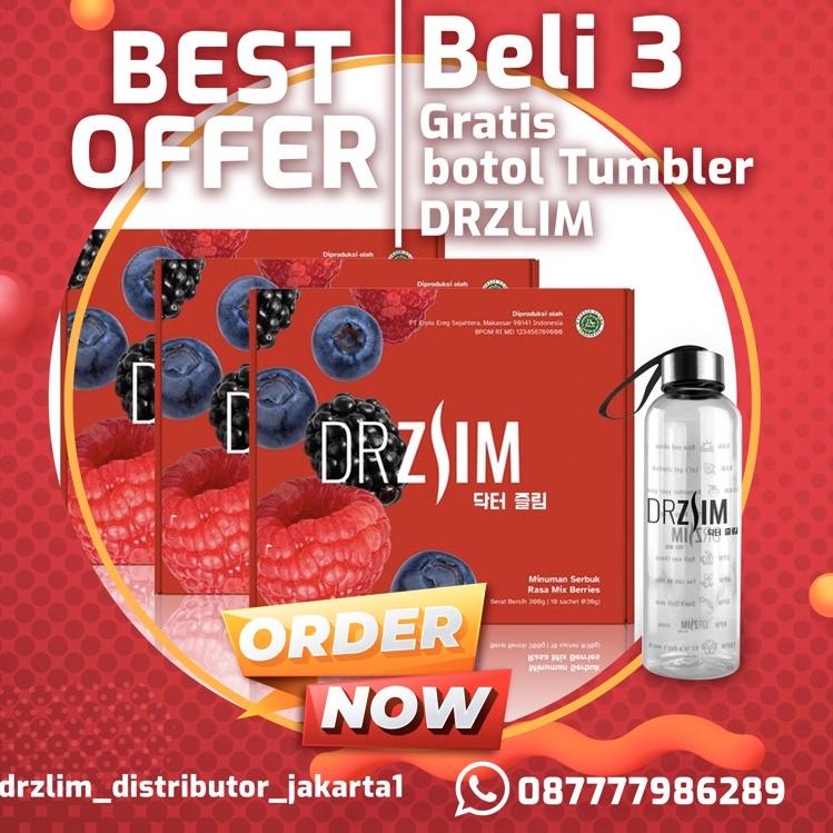 

◄ READY!! Beli 3 Box Gratis gift. DRZLIM(,fiber,diet)/box/10 sachets -HALAL ☟