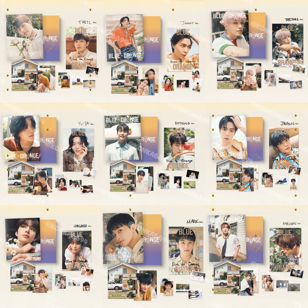 [DP PO] NCT 127 PHOTO BOOK [BLUE TO ORANGE]