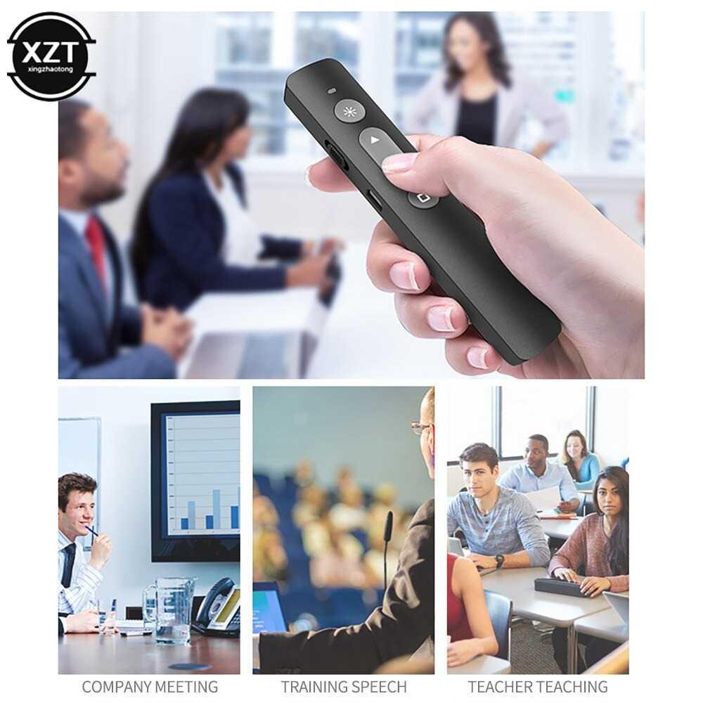 Laser Pointer Presentasi Pen Remote Wireless 2.4 GHz - N35 - Black