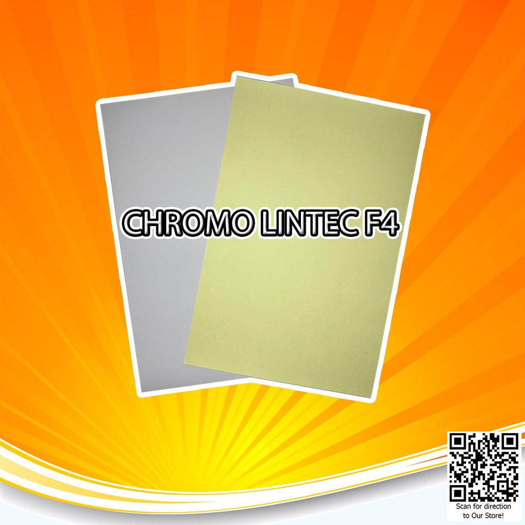 Lintec Sticker Chromo Stiker kromo/bontak Eco Glossy F4 / Folio