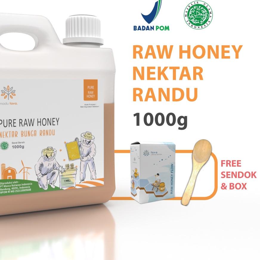 

➬ Asli Murni 1kg Tava Grade A Nektar Randu 100% Alami Pure Natural Raw Honey ❀