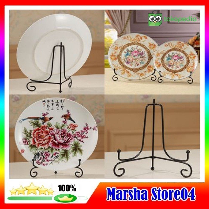 

Terlaris Stand Holder/Easel Besi Untuk Display Frame Foto/Kartu/Plakat