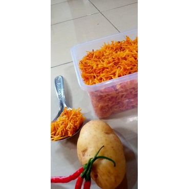 

Sekar_Shop07 Kentang Goreng Mustofa 500 Gram Pedas Manis Garing Kriuk Tanpa Bahan Pengawet