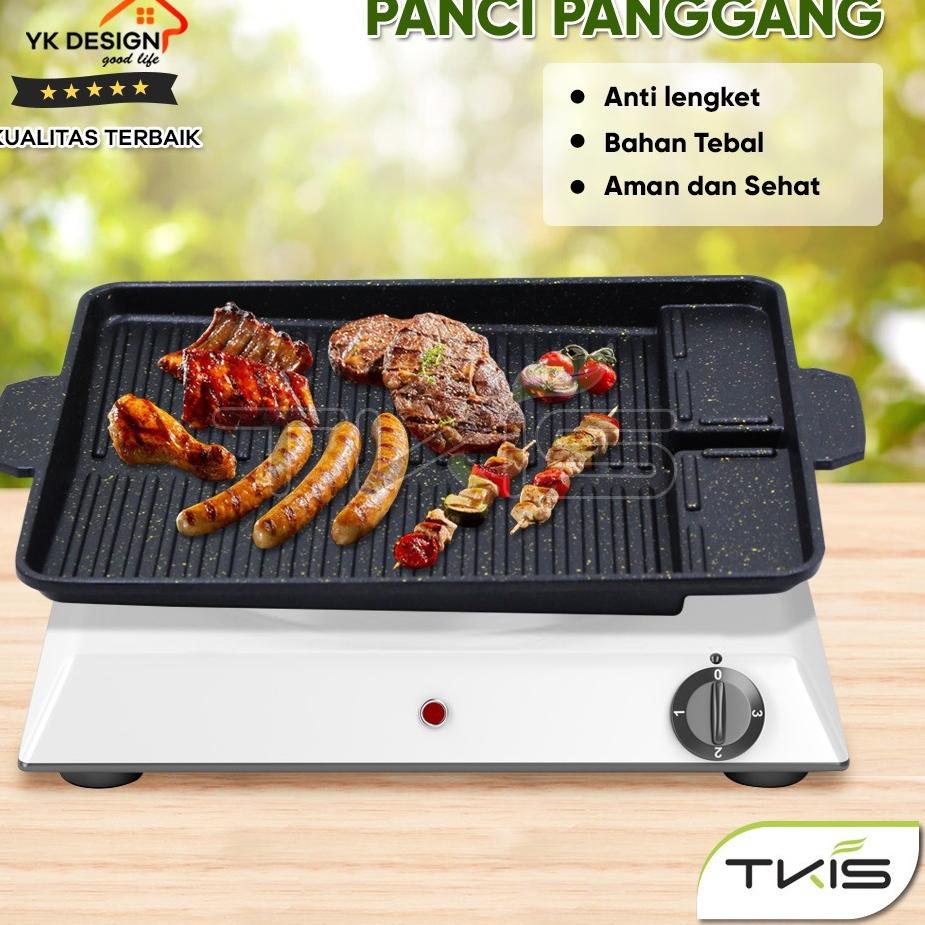 ☑ Alat Pemanggang Yakiniku Grill Pan Barberque Grill Pan BBQ Non-stick YK DESIGN YK-817 ⅍