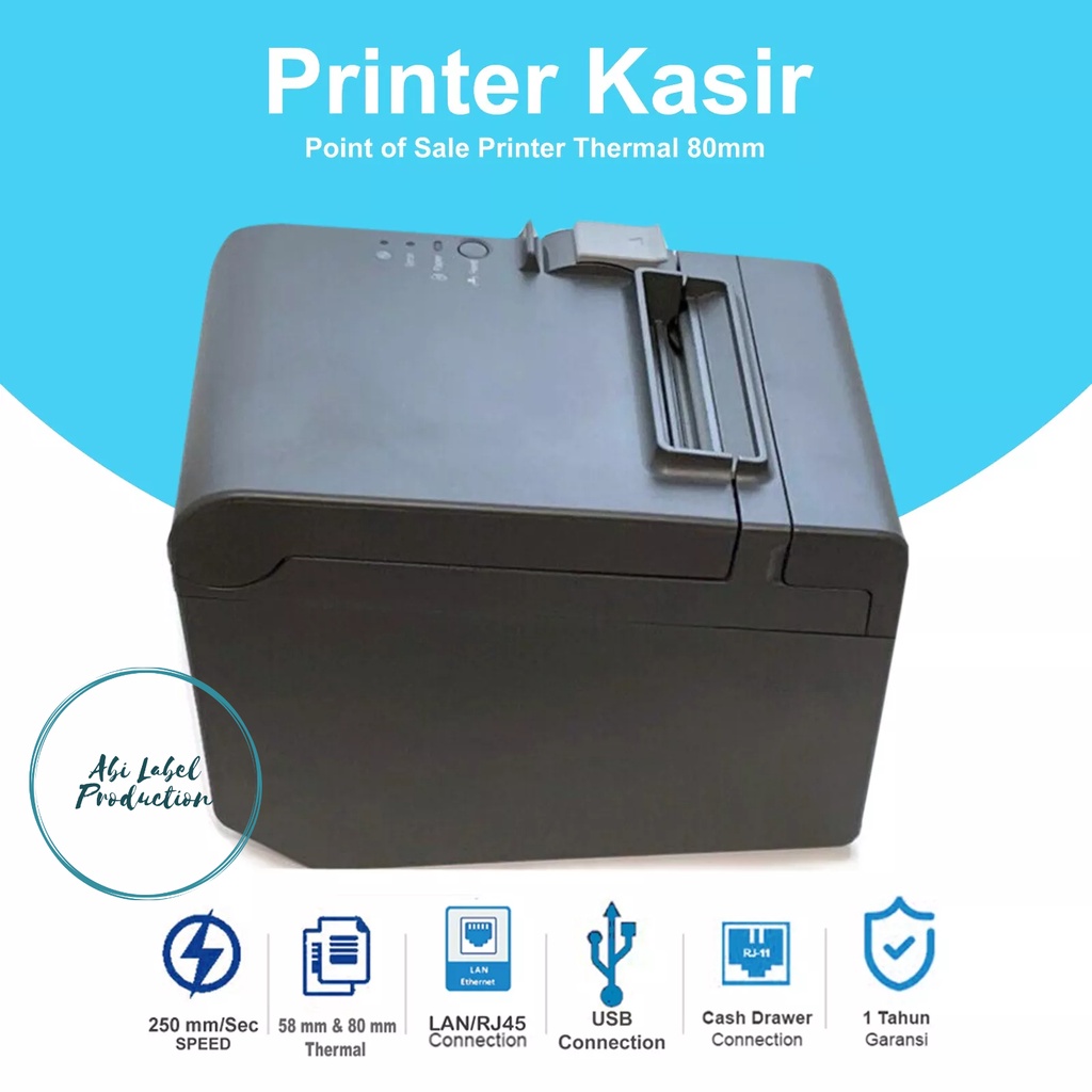 PRINTER POS KASIR EPSON TM-T82III - EPSON THERMAL TM T82III LAN + USB