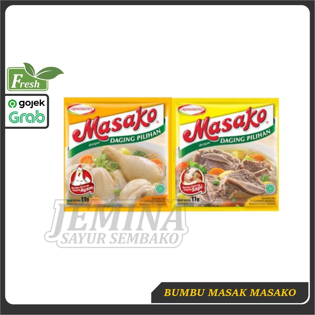 

MASAKO Bumbu Kaldu Ayam Sapi Sachet