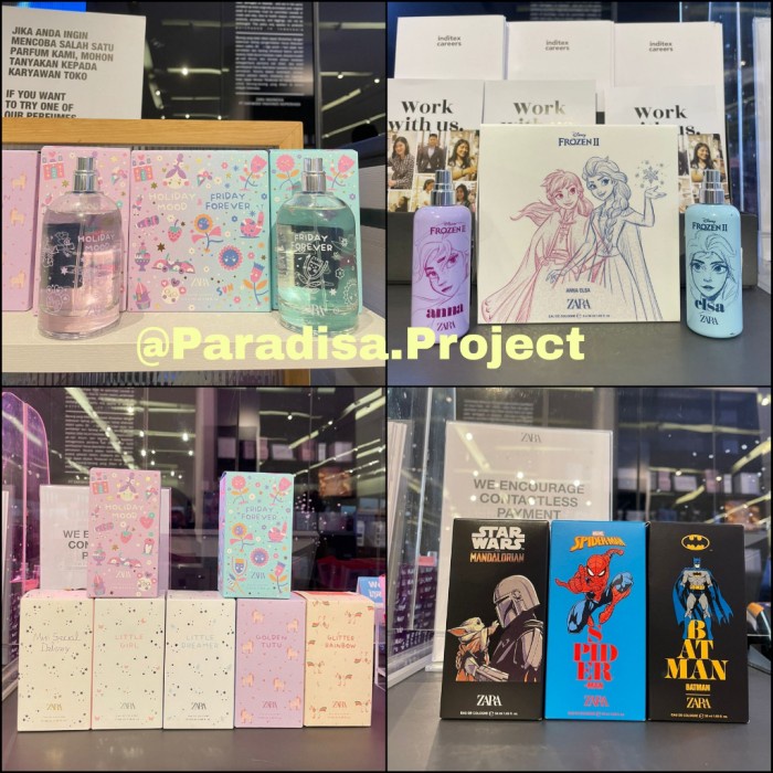 Terlaris Parfum Zara Kids Ori Store Jastip Holiday Mood, Friday Forever, Frozen