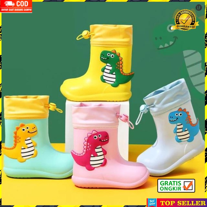 SEPATU BOOTS ANAK PEREMPUAN SAFETY SHOES BOOT ANTI AIR HUJAN KIDS LAKI LAKI BAHAN KARET IMPORT B3