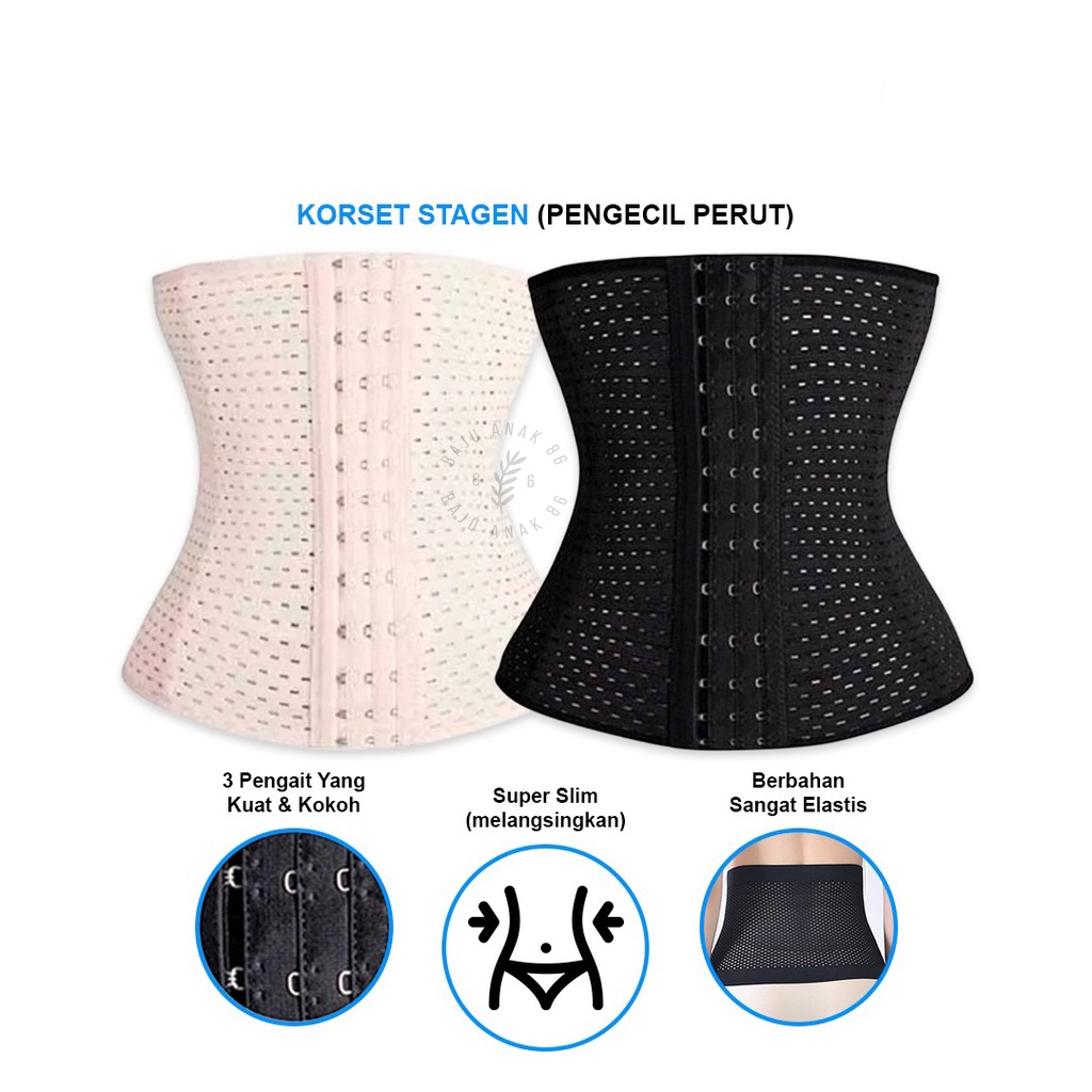 Korset Kait Pengecil Perut &amp; Pinggang - 022.4836