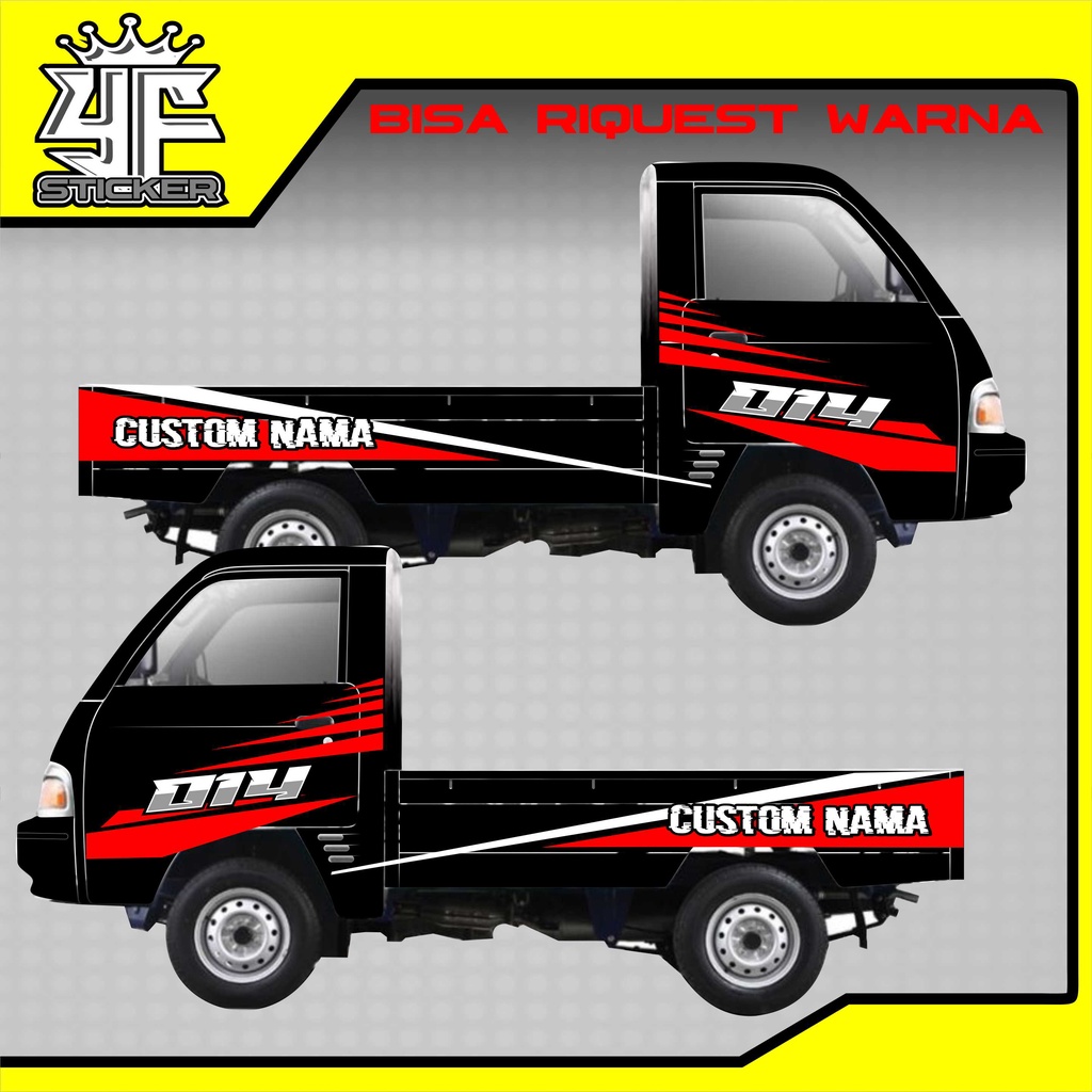 STIKER MOBIL, PICK UP, FUTURA DLL. STICKER KEREN