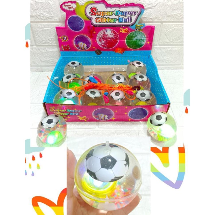 MAINAN BOLA BEKEL BESAR FULLSET KARAKTER 6,5 Cm