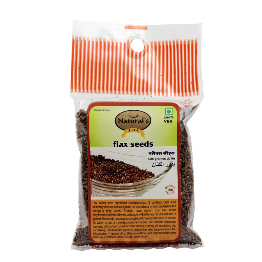 

Biji Rami/ FLAX SEED NATURAL'S BITE 100G