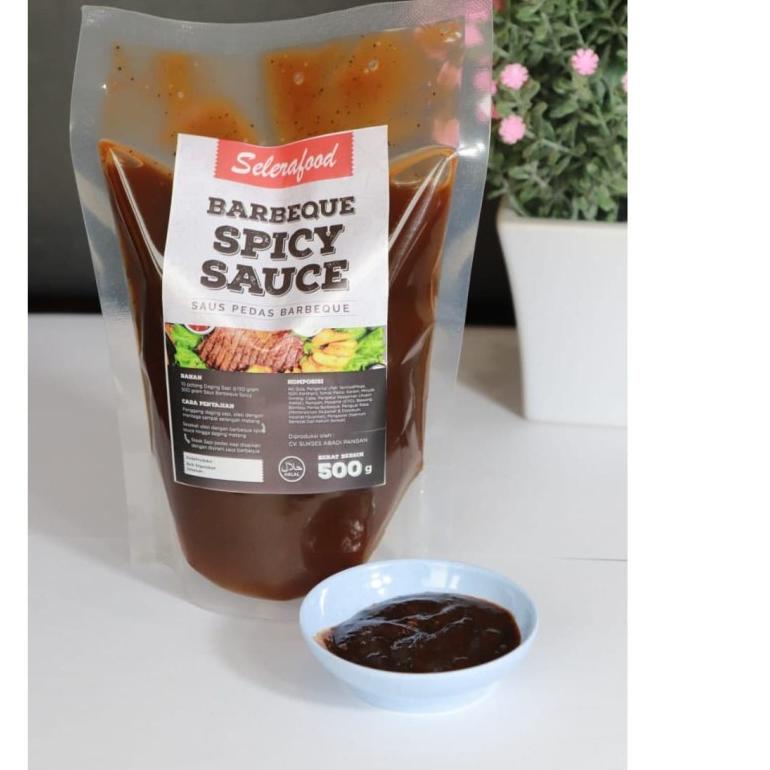 

➽ 2 Saus BBQ Spicy Selerafood isi 4 pack berat 500 gr/pack ♂