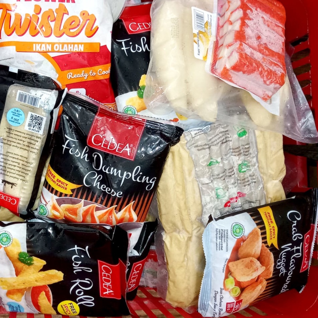 Cedea Crab Flavoured Nugget 200GR Naget Kepiting Free spicy