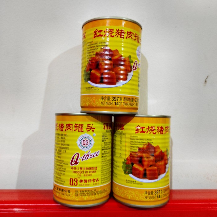 

STEWED PORK Q-THREE 397GRAM ANG SIO BAK Q3