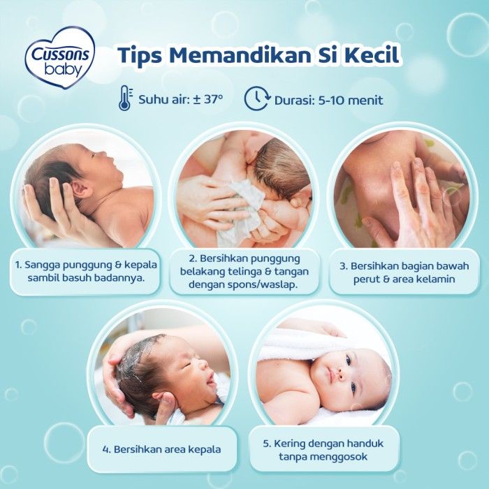 Cussons Baby 2in1 Hair &amp; Body Wash Mild &amp; Gentle - Sabun Mandi Cari Bayi Botol Pump 300 ml