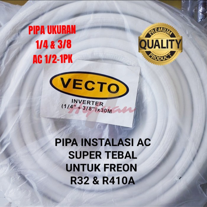 Terlaris Pipa Selang Ac Vecto Inverter Untuk Ac 1/2 S/D 1 Pk Tebal 0,71Mm