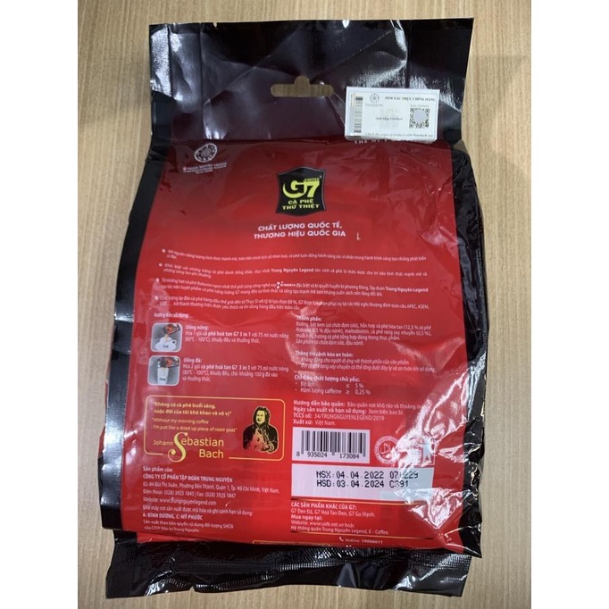 

Kopi Vietnam Trung Nguyen G7 3in1 Coffee Instan bah05