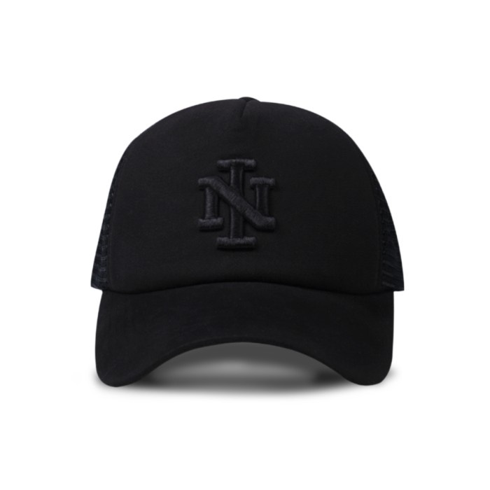 hat / inefable trucker hat black cap panther