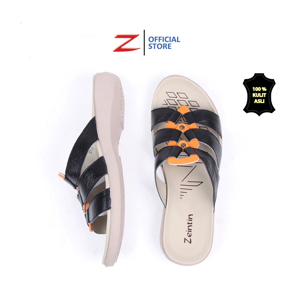 Zeintin - Sandal Wanita Sandal kulit Wanita Terbaru  Jepit Sandal Kasual Formal WR