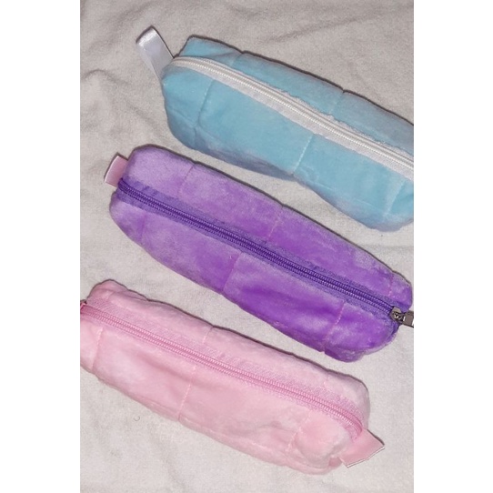 

kotak pensil bulu, pencil case lembut