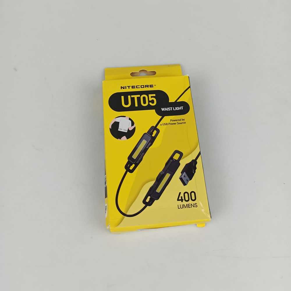 NITECORE Lampu Pinggang Ultra Lightweight Outdoor Waist Light - UT05 - Black