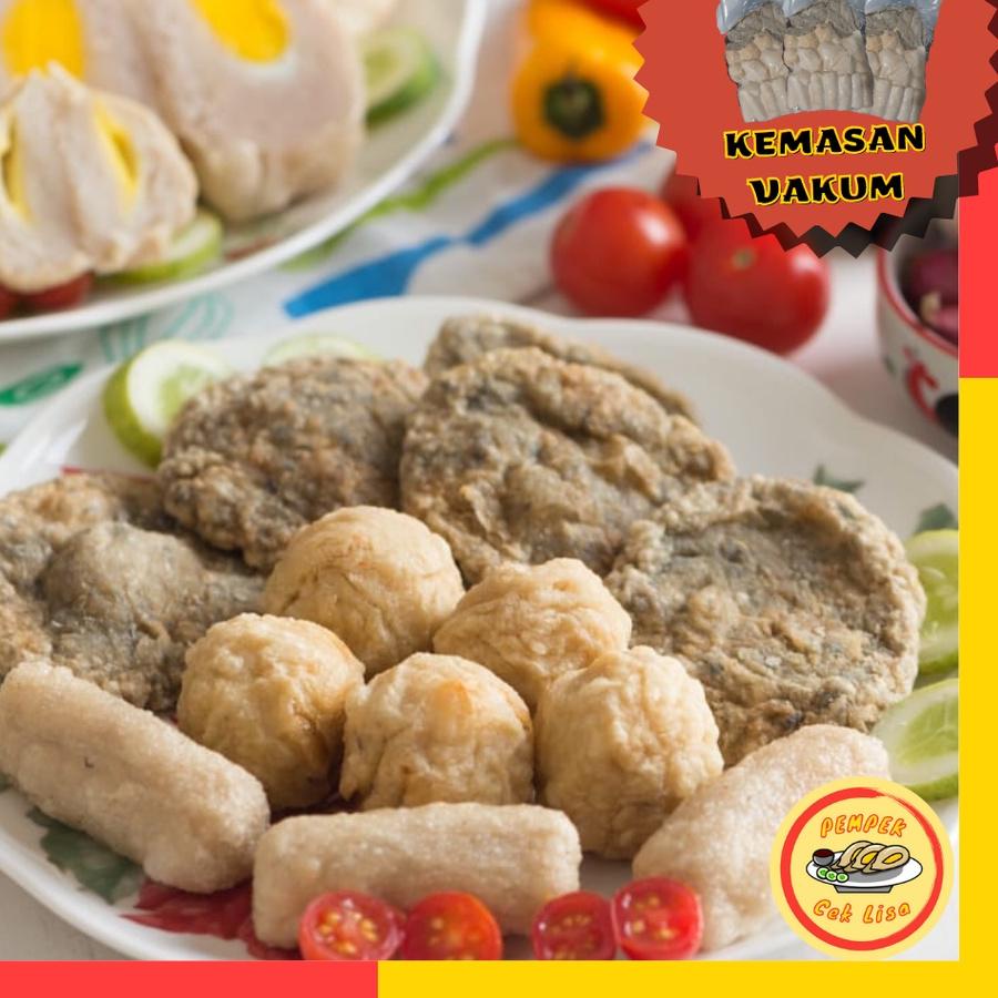 

♣ PEMPEK PALEMBANG KECIL PAKET CAMPUR ISI 30PCS + CUKO PEMPEK FROZEN MAKANAN BEKU FROZEN FOOD ✦
