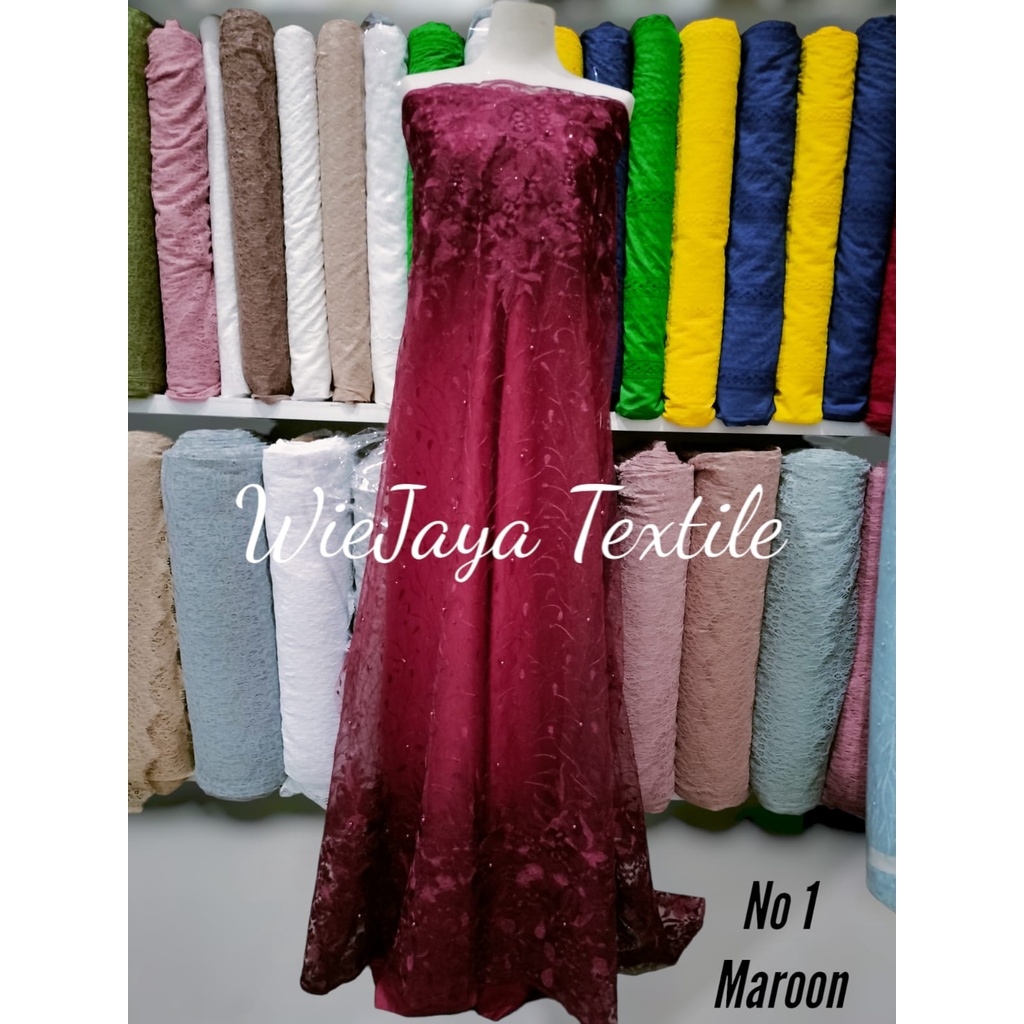 Paket Kain Murah Bridesmaid, Seragam pernikahan, seragam Wisuda, Acara lamaran, satu paket berisi : TULLE MUTIARA DOUBLE PINGGIRAN + SATIN VELVET harga murah kualitas no 1