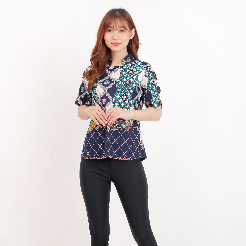 ATASAN BATIK BLOUSE BATIK WANITA 579  Mrs1