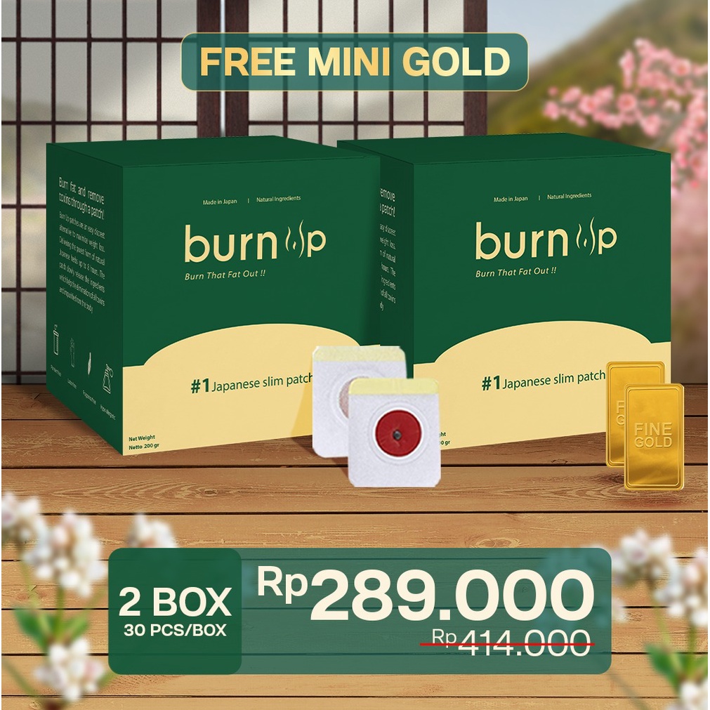 Burn Up 2box Free MINI GOLD