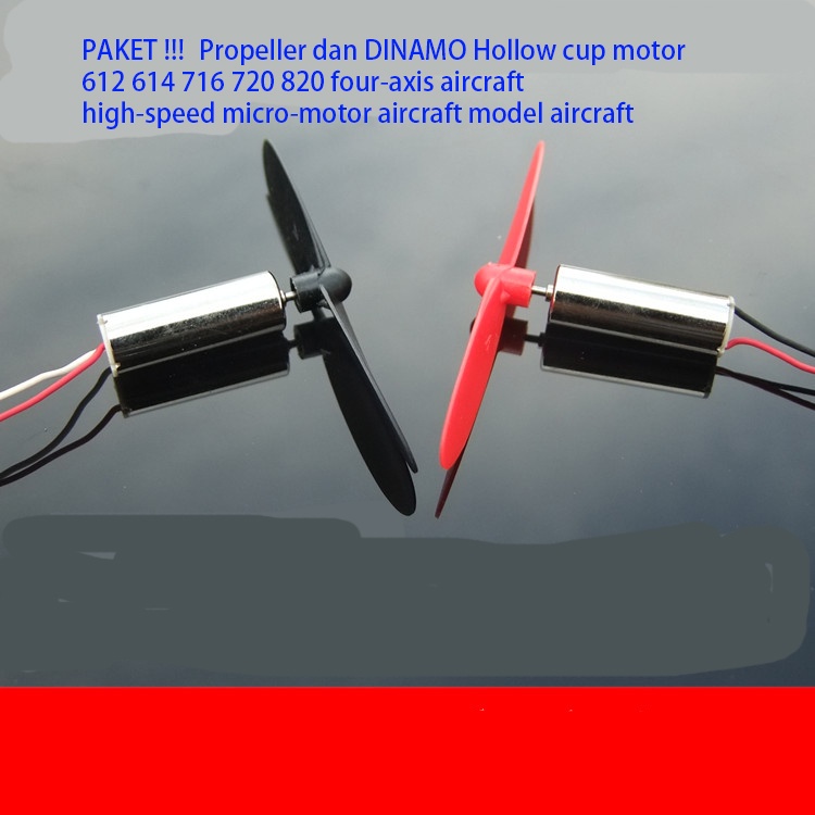 Paket Dinamo Motor Hollow cup Propeller four-axis aircraft high-speed (8300)