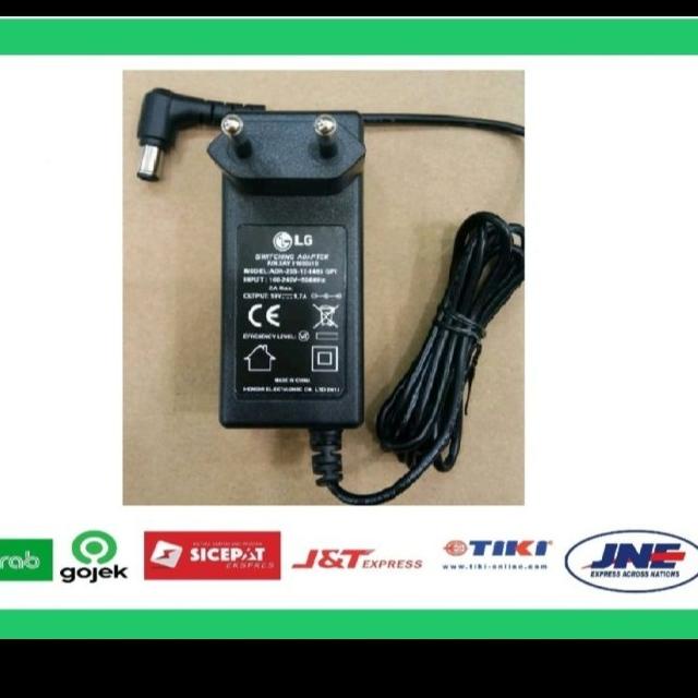 Harga Termurah AC adapter adaptor charger casan kabel monitor LCD LED TV LG 19v 19 v 1.7a 0.8a 0.84a