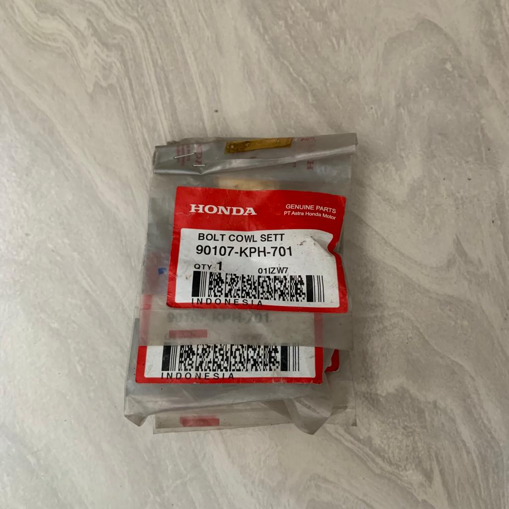 90107-KPH-701 Baut Bolt Cowl Sett  ORI HONDA