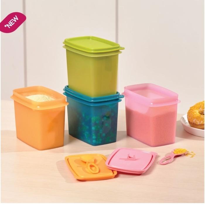 FOUR SEASON SAVER TUPPERWARE WADAH BUMBU GULA GARAM ADA SENDOKNYA