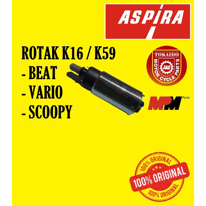 ROTAK FUEL PUMP K0J K16 K59 BEAT GENIO REVO BLADE SCOOPY SPACY SUPRA VARIO VERZA CB150 CB150R OLD 11