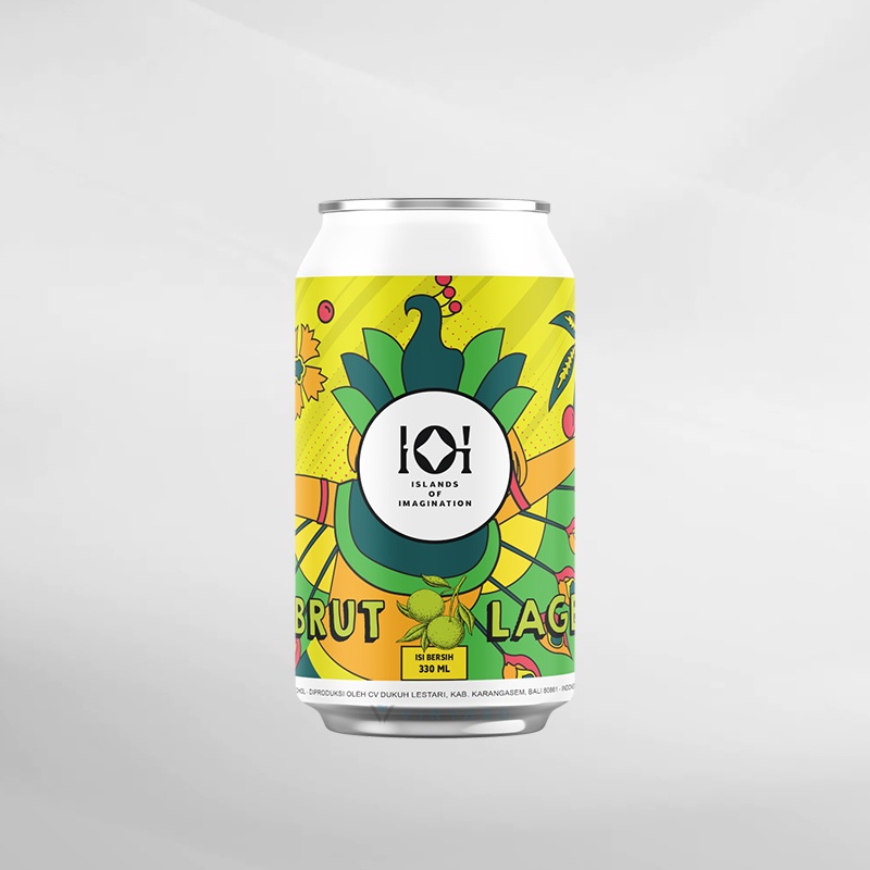 Island of Imagination IOI Craft Beer Brut Lager 330ml