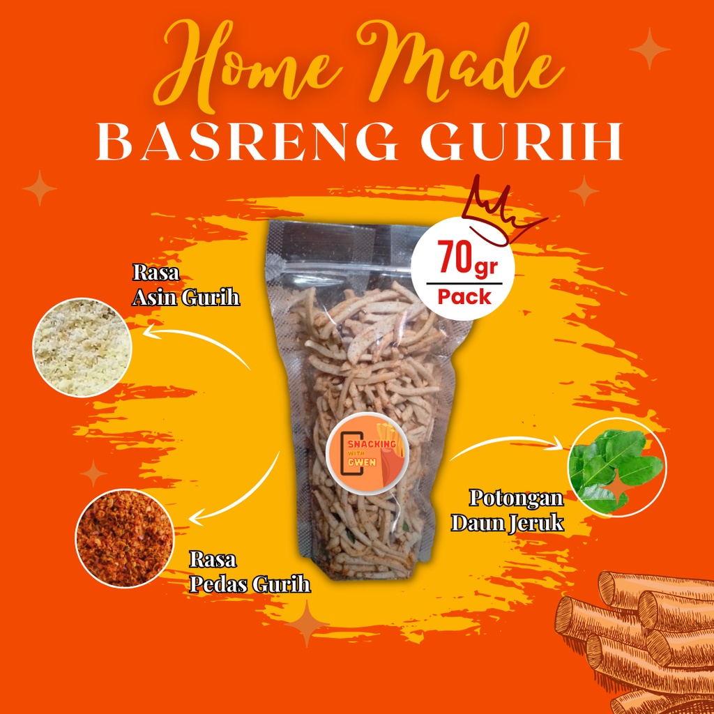 

Basreng Pedas Gurih 70gr